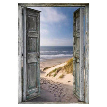 Charger l&#39;image dans la galerie, Salle vue sur la mer - diamant rond complet - 30x40cm
