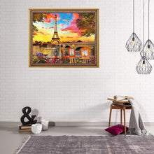 Charger l&#39;image dans la galerie, Tour de Paris - diamant rond complet - 40x30cm
