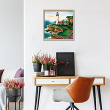 Charger l&#39;image dans la galerie, Paysage - peinture diamant pleine - 30x30cm
