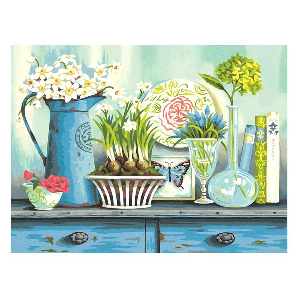 Paysage - diamant rond complet -