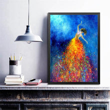 Charger l&#39;image dans la galerie, Fille magnifique - peinture de diamant complète - 40x30cm
