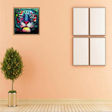 Charger l&#39;image dans la galerie, Tigre coloré - peinture complète de diamant - 30x30cm
