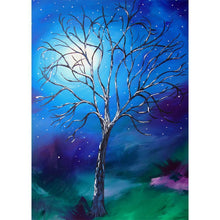 Charger l&#39;image dans la galerie, Arbre - diamant rond complet - 40x30cm
