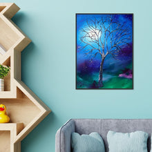 Charger l&#39;image dans la galerie, Arbre - diamant rond complet - 40x30cm
