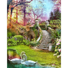 Charger l&#39;image dans la galerie, Pont fantastique - peinture en diamant complet - 30x25cm
