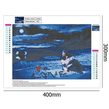 Charger l&#39;image dans la galerie, Amoureux de la Saint-Valentin - diamant rond complet - 40x30cm
