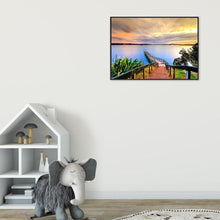 Charger l&#39;image dans la galerie, Fantasy boardwalk - diamant rond complet - 40x30cm
