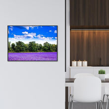Charger l&#39;image dans la galerie, Fleurs violettes - diamant rond complet - 40x30cm
