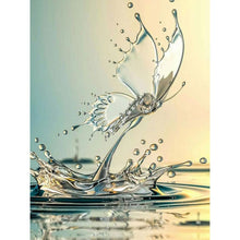 Charger l&#39;image dans la galerie, Vague d’eau - diamant rond complet - 40x30cm
