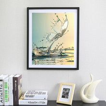 Charger l&#39;image dans la galerie, Vague d’eau - diamant rond complet - 40x30cm
