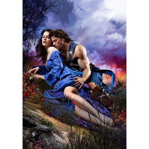 Amoureux sexy - peinture en diamant complet - 40x30cm
