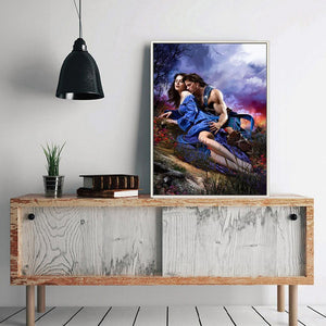 Amoureux sexy - peinture en diamant complet - 40x30cm