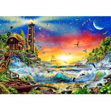 Charger l&#39;image dans la galerie, Paysage fantastique - peinture diamant pleine - 40x30cm
