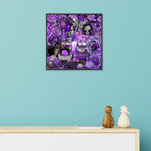Charger l&#39;image dans la galerie, Monde pourpre - peinture en diamant complet - 30x30cm
