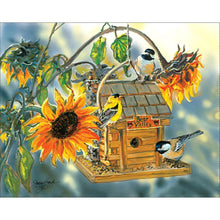 Charger l&#39;image dans la galerie, Tournesol - diamant rond complet - 25x30cm
