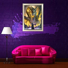 Charger l&#39;image dans la galerie, Dragon - peinture diamant - 40x30cm
