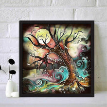 Charger l&#39;image dans la galerie, Arbre - diamant rond complet - 35x35cm
