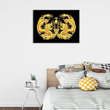 Charger l&#39;image dans la galerie, 2 dragons - peinture diamant - 40x30cm
