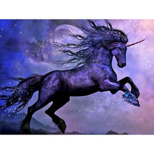 Charger l&#39;image dans la galerie, Cheval - peinture en diamant complet - 40x30cm
