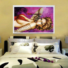 Charger l&#39;image dans la galerie, Beauté - peinture en diamant complet - 40x30cm
