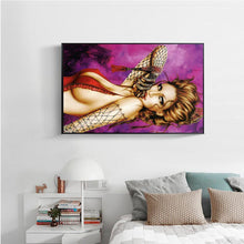 Charger l&#39;image dans la galerie, Beauté - peinture en diamant complet - 40x30cm
