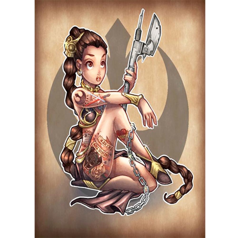 Beauté - peinture en diamant complet - 40x30cm