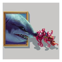 Charger l&#39;image dans la galerie, Dolphin - diamant rond complet - 30x30cm
