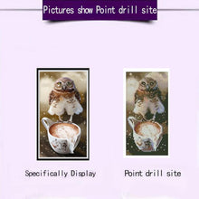 Charger l&#39;image dans la galerie, Oiseau mignon - diamant rond complet -
