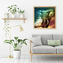 Charger l&#39;image dans la galerie, Éléphant - peinture en diamant complet - 30x30cm
