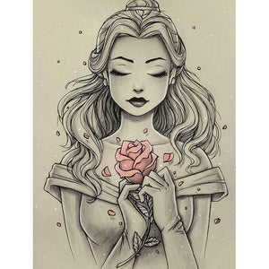 Beauté - peinture en diamant complet - 40x30cm