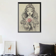 Charger l&#39;image dans la galerie, Beauté - peinture en diamant complet - 40x30cm
