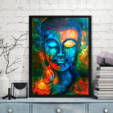 Charger l&#39;image dans la galerie, Bouddha rétro - diamant rond complet - 40x30cm
