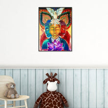 Charger l&#39;image dans la galerie, Bouddhisme de nouveauté - diamant rond complet - 40x30cm
