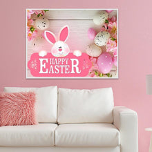 Charger l&#39;image dans la galerie, Lapin de Pâques - diamant rond complet - 30x40cm
