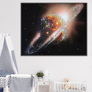 Étoile - peinture en diamant complet - 40x30cm