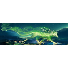 Charger l&#39;image dans la galerie, Nouveauté verte - peinture complète en diamant - 80x30cm
