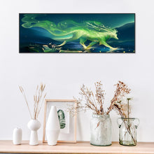 Charger l&#39;image dans la galerie, Nouveauté verte - peinture complète en diamant - 80x30cm
