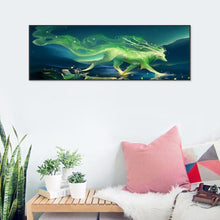 Charger l&#39;image dans la galerie, Nouveauté verte - peinture complète en diamant - 80x30cm
