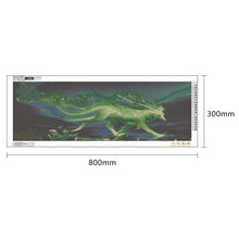 Charger l&#39;image dans la galerie, Nouveauté verte - peinture complète en diamant - 80x30cm
