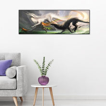 Charger l&#39;image dans la galerie, Nouveauté - peinture en diamant ronde - 80x30cm

