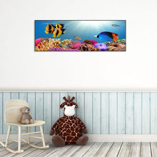 Charger l&#39;image dans la galerie, Poisson d’océan gratuit - peinture complète de diamant - 80x30cm
