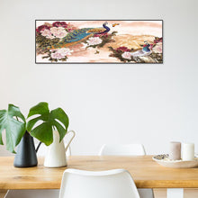 Charger l&#39;image dans la galerie, Fleur de peafowl - peinture complète de diamant - 80x30cm
