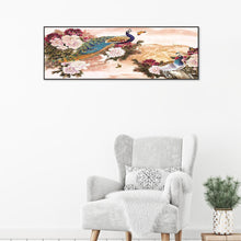 Charger l&#39;image dans la galerie, Fleur de peafowl - peinture complète de diamant - 80x30cm
