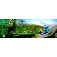 Charger l&#39;image dans la galerie, Peafowl fantaisie - peinture complète de diamant - 80x30cm
