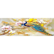 Charger l&#39;image dans la galerie, Peafowl jaune - peinture complète de diamant - 80x30cm
