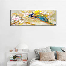 Charger l&#39;image dans la galerie, Peafowl jaune - peinture complète de diamant - 80x30cm
