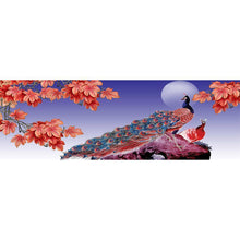 Charger l&#39;image dans la galerie, Peafowl rouge - peinture complète de diamant - 80x30cm
