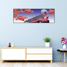 Charger l&#39;image dans la galerie, Peafowl rouge - peinture complète de diamant - 80x30cm
