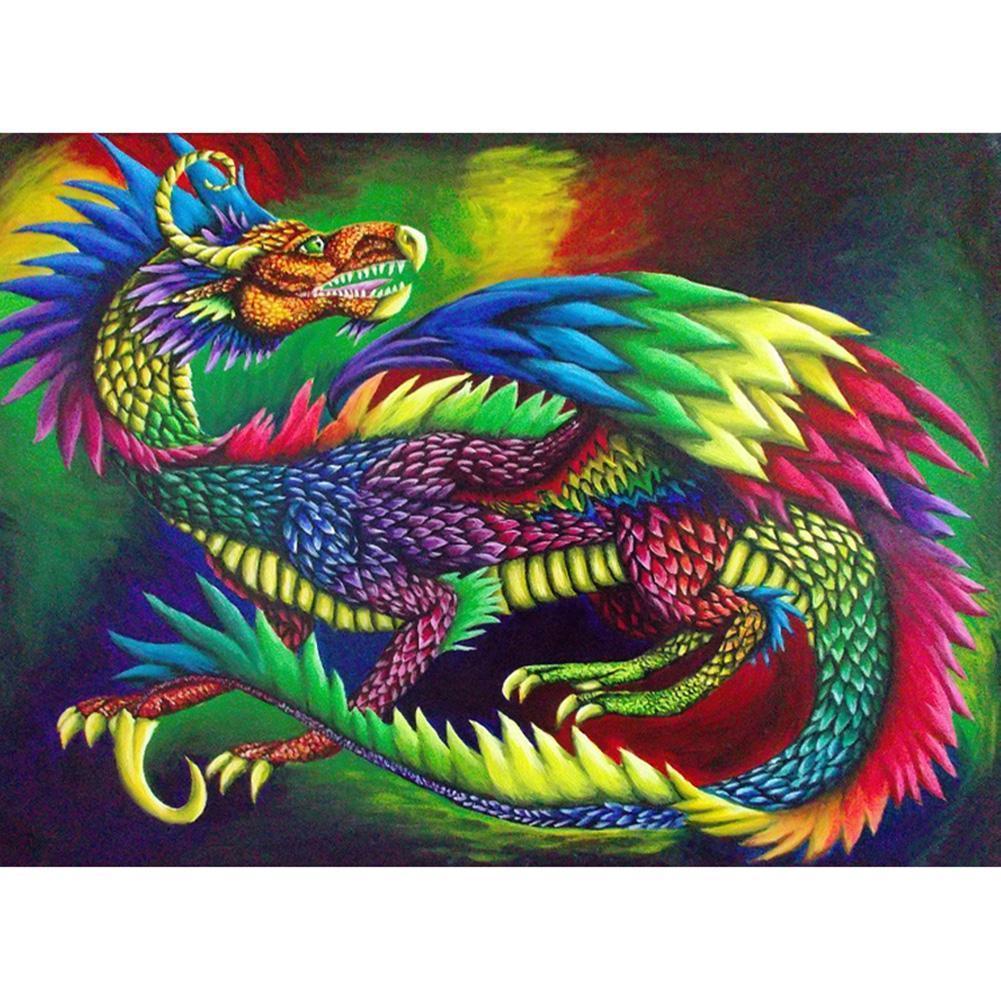 Dragon - peinture diamant - 40x30cm