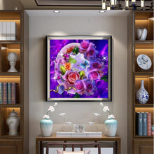 Charger l&#39;image dans la galerie, Fleurs magnifiques - peinture en diamant complet - 30x30cm
